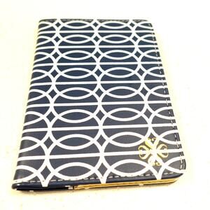 Navy and Gold Travel PASSPORT Wallet Cover